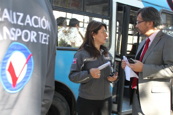 Fiscalización buses Transantiago condiciones técnicas Paula Flores Guillermo Muñoz