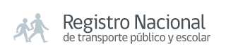 Registro Nacional de transporte público y escolar