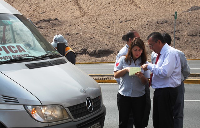Control a vehículos en Iquique